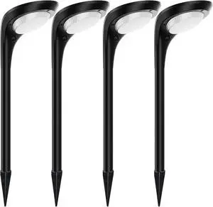 JSOT 150 Lumen Bright Solar Outdoor Lights,4 Pack Solar Pathway Lights Waterproof Landscape Lighting Path Light for Garden Decor Walkway Yard Driveway Holiday Decorative Lamp