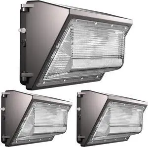 Lightdot 2Pack 200W LED Wall Pack Lights, 100-277v Dusk to Dawn with Photocell | 30000Lm(150Lm/W) 5000K IP65 Outdoor Exterior Lighting Fixture, Energy Saving|5-Yrs Warranty, ETL(Height:15~30ft)