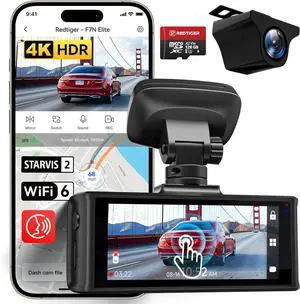 REDTIGER 4K HDR Dash Cam Front and Rear, STARVIS 2 Sensor, 5.8GHz WiFi APP, 3.18" Touchscreen, Voice Control, 128G Card Included, WDR, Dash Camera for Cars with GPS, 24H Parking Mode(F7N Elite) REDTIGER 4K HDR Dash Cam Front and Rear, STARVIS 2 Sensor, 5.8GHz WiFi APP, 3.18" Touchscreen, Voice Control, 128G Card Included, WDR, Dash Camera for Cars with GPS, 24H Parking Mode(F7N Elite)
