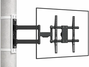CondoMounts 32"70" TVs | Indoor Full Motion TV Mount Fits Large Pillars & Poles 8" & Up, No Drill Gazebo & Pergola TV Mount, VESA 400x400, Holds 80 lbs CondoMounts 32"70" TVs | Indoor Full Motion TV Mount Fits Large Pillars & Poles 8" & Up, No Drill Gazebo & Pergola TV Mount, VESA 400x400, Holds 80 lbs