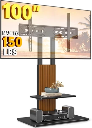 TVON Heavy Duty Floor TV Stand for 55-100 inch Large Screens TVON Heavy Duty Floor TV Stand for 55-100 inch Large Screens