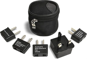 Ceptics Universal Travel Adapter, 5 Piece Set, Type A,C,E/F,G,I Plugs Ceptics Universal Travel Adapter, 5 Piece Set, Type A,C,E/F,G,I Plugs