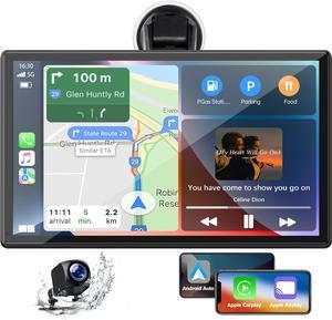 7 CarPlay and Android Auto Screen for Car - AutoSky - Car touch screen -  Portable Wired and Wireless car touch screen Multimedia Player, Apple