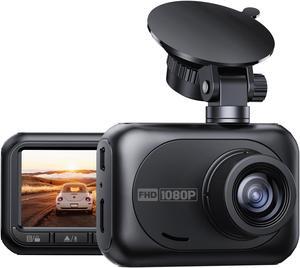 CAMPARK  DC18 Dash Cam Front 1080P FHD 2.45" Dash Camera for Cars 170° Wide Angle Car Camera with Super Night Vision, WDR, G-Sensor, Loop Recording