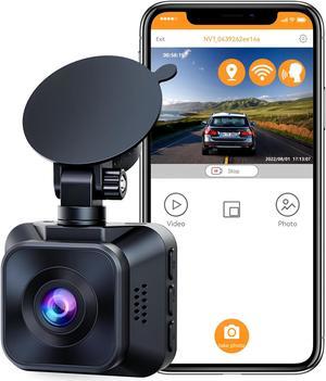 CAMPARK Dash Cam 4K WiFi 2160P Car Camera, Dash Camera for Cars, Mini Front Dash cam for Cars with Night Vision, Loop Recording, G-Sensor,24H Parking Monitor, Supercapacitor,Voice Prompt, APP