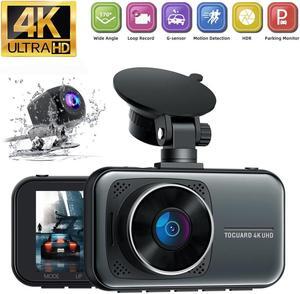 CAMPARK 4K Dash Cam Front and Rear 3 inch Dual Dash Camera, with 1080P Waterproof Car Camera, Loop Recording, G-Sensor Function, Motion Detection, Parking Monitor, WDR