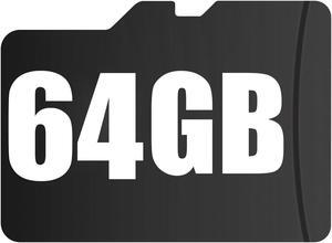 CAMPARK 64 U3 SD Memory Card for Dash Camera Car Video DVR Recorder App Performance up to 98MB/S, Class 10, U3