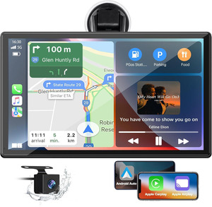 Ecran Voiture Android Auto CarPlay 9 Pouces LAMTTO - Netflix YouTube Intégrés + Caméra De Recul + GPS