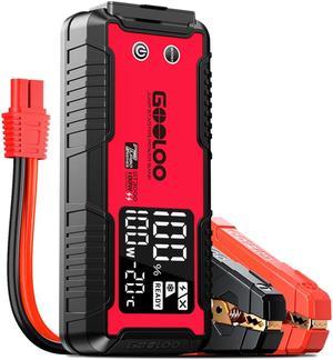 GOOLOO GT3000 Jump Starter 3000A PD100W Fast Charging, SuperSafe 12V Lithium Portable Car Battery Booster Pack, 22800mAh Power Bank Charger Box with Jumper Cables for 8L Diesel and 10L Gas Engines
