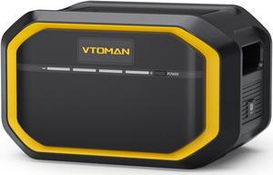 VTOMAN FlashSpeed 1500 Extra Battery 1548Wh for FlashSpeed 1000 & 1500 Power Station, LiFePO4 (LFP) Backup Expansion Battery with BMS Protection