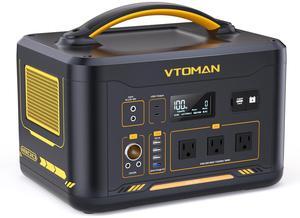VTOMAN Jump 1800 Portable Power Station 1800W (Peak 3600W), 1548Wh Expandable LiFePO4 Battery Generator with 100W USB-C, 18W USB-C, 12V DC, Jumpstarter, for Power Outages Backup & Outdoor Camping