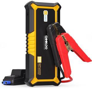 GOOLOO GP4000 Jump Starter 4000A Peak Car Starter (All Gas,up to 10.0L Diesel Engine) SuperSafe 12V Lithium Jump Box,Auto Battery Booster Pack,Portable Power Bank with USB Quick Charge and Type C Port