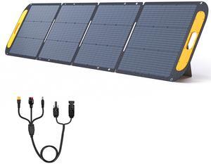 VTOMAN VS200 Portable Solar Panel for Power Station, 200W 19V Foldable Solar Panel w/Supporting Stand, High 23% Efficiency IP67 Waterproof Solar Panel Kit for Backyard Trip Off Grid System
