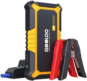 GOOLOO New GP2000 Jump Starter 2000A Car Starter Battery Pack (Up to 8.0L Gas, 6.0L Diesel Engine),12V Car Battery Charger Jumper Starter, Supersafe Portable Lithium Jump Box with USB Quick Charge
