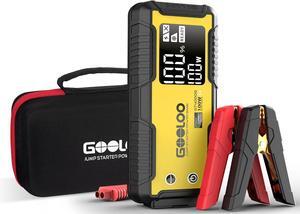 GOOLOO GT4000S Jump Starter 4000A Car Jumper Starter (Up to 10L Diesel 12L Gas Engines) & Portable EVA case for GT4000S