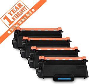 Compatible Brother TN880 Black Toner Cartridge 4PK for Brother HLL6200DW HLL6200DWT MFCL6700DW HLL6250DW HLL6300DW HLL6400DW HLL6400DWT MFCL6750 MFCL6800 MFCL6900DW Printer