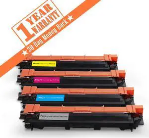4PK TN221-BK TN225-C TN225-M TN225-Y Color Toner Cartridge Set for Brother TN221 TN225 Toner Cartridge Printer HL-3140CW HL-3170CDW MFC-9130CW MFC-9330CDW MFC-9340CDW