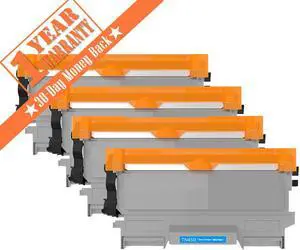 v4ink Compatible Toner Cartridge Replacement for Brother TN450 TN420 Black Toner Cartridge High Yield to use for HL-2240d HL-2270dw HL-2280dw MFC-7360n MFC-7860dw IntelliFax 2840 2940 Printer 4 Pack