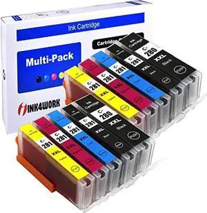 V4ink compatible ink cartridge replacement for pgi-280 xxl cli-281 xxl pgi280xxl cli281xxl for ts6120 ts8120 ts9