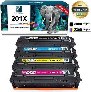 4PK For LaserJet Pro Pro MFP M277dw M277n M252dw Color Toner CF400X 201X ink