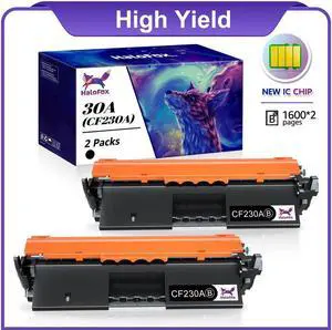 2PK 30A CF230A Black Toner compatible with  30A LaserJet M203d M203dn M203dw