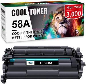 1 Pack CF258A Black Toner Compatible For  58A LaserJet Pro M404n dn M304 M428fdw