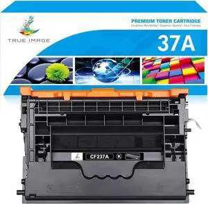TRUE IMAGE Compatible Toner Cartridge Replacement for  37A CF237A 37X Work with Enterprise M607n M608dn M609 M608n M607dn M608x M609x MFP M632 M631 M631h M633fh Printer (Black, 1-Pack)
