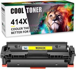 1PK Yellow Toner for  414X W2020A Laserjet Pro M454dn dw M479fdw fdn printer No Chip