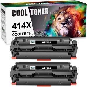 2PK Black Toner for  414X W2020A Laserjet Pro M454dn dw M479fdw fdn printer No Chip