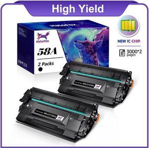 2x CF258A With Chip Black Toner compatible for  LaserJet M404dn M404dw M304