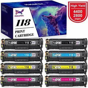 8PK Toner Set For  118 ImageClass MF8350 MF8580 MF8380 LBP7200 7660 cdn cdw