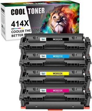 4PK KCMY Toner for  414A 414X W2020A Laserjet Pro MFP M479fdw M479fdn M454dn No Chip 4PK KCMY Toner for  414A 414X W2020A Laserjet Pro MFP M479fdw M479fdn M454dn No Chip