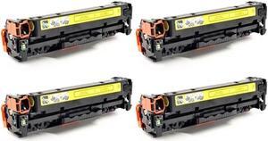 4PK CRG-118 C118 2659B001 Yellow Toner Cartridge For  MF8350Cdn LBP7200Cdn
