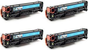 4PK CRG-118 C118 2661B001 Cyan Toner Cartridges For  MF8350Cdn LBP7200Cdn