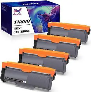 4 Compatible Black Toner Cartridge TN660 HL-L2300D For Brother DCP-L2540DW TN630