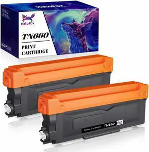 2x TN660 Toner with Chip Compatible with Brother MFC-L2680W L2705DW HL-L2360DW