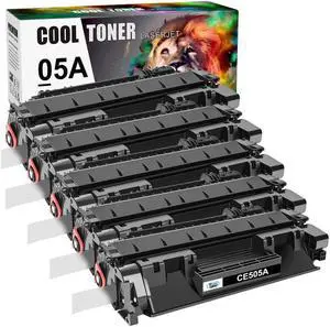 5Pack High Yield CE505A Toner Cartridge For 05A LaserJet P2035 P2035n P2050 Printer
