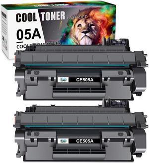 2*CE505A 05A Compatible With Toner LaserJet P2035 P2035n P2055dn P2050