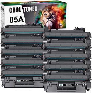 10*CE505A 05A Compatible With Toner LaserJet P2035 P2035n P2055dn P2050