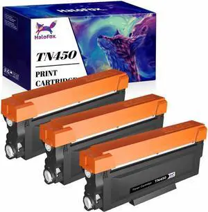 3 Pack TN450 Toner Cartridge For Brother MFC-7360N MFC-7460DN MFC-7860DW Printer