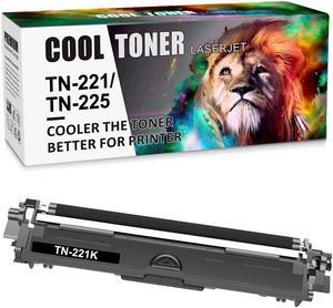 1PK Black TN221 TN225 Toner Compatible With Brother MFC-9130CW MFC-9340CDW HL-3170CDW