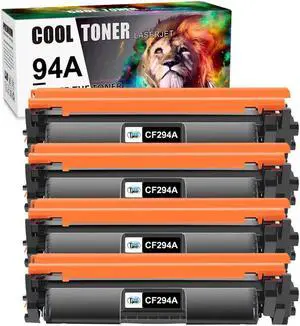 4Pack CF294A 94A Toner Cartridge Compatible With LaserJet Pro M118dw