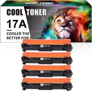 4PK CF217A 17A Toner Compatible With LaserJet MFP M130fn M130fw M102a M102w M104