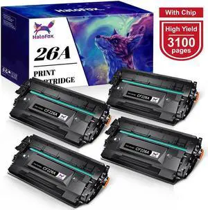 4x High Yield CF226A Toner Cartridge For 26A Laserjet Pro M402dn M426 M426fdw