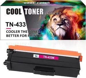 1x TN433 Magenta Toner Compatible with Brother HL-L8260cdw HL-L8360cdw MFC-L8610cdw
