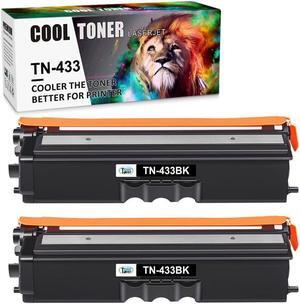 2x Toner Black Compatible With Brother TN433 TN-433 HL-L8260cdw HL-L8360cdw MFC-L8610cdw