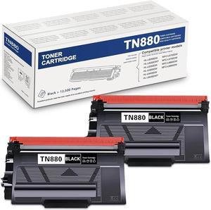 2PK Toner Compatible for Brother TN880 L6300DW L6400DW MFC-L6700DW Printer