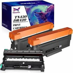 NEW 2PK TN450 Toner Cartridge & 1PK DR420 Drum For Brother HL-2270DW MFC-7860DW