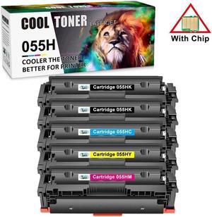 5PK (2K+CMY) Toner Compatible for 055 055H imageCLASS MF741Cdw MF743 MF746Cdw