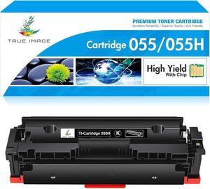 TRUE IMAGE Compatible Toner Cartridge Replacement for 055H 055 Toner Color ImageCLASS MF743Cdw MF741Cdw MF746Cdw MF743 MF740C MF745Cdw LBP664Cdw LBP660C Series Printer (Black, 1-Pack)